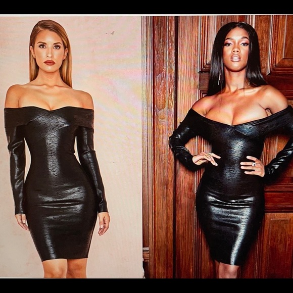 House of CB Dresses & Skirts - House of CB Aziza Black Bandage Dress in XS